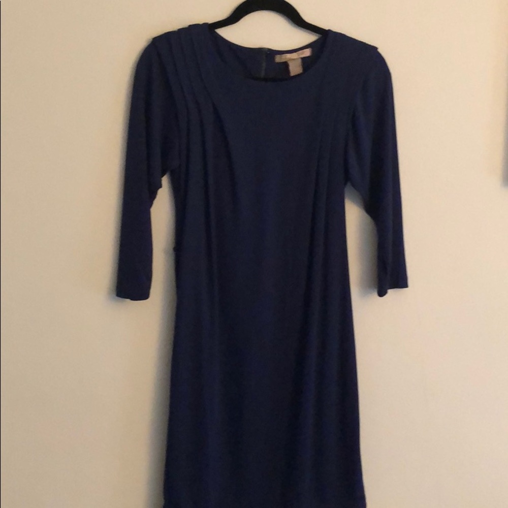 FOREVER 21  long sleeve blue dress